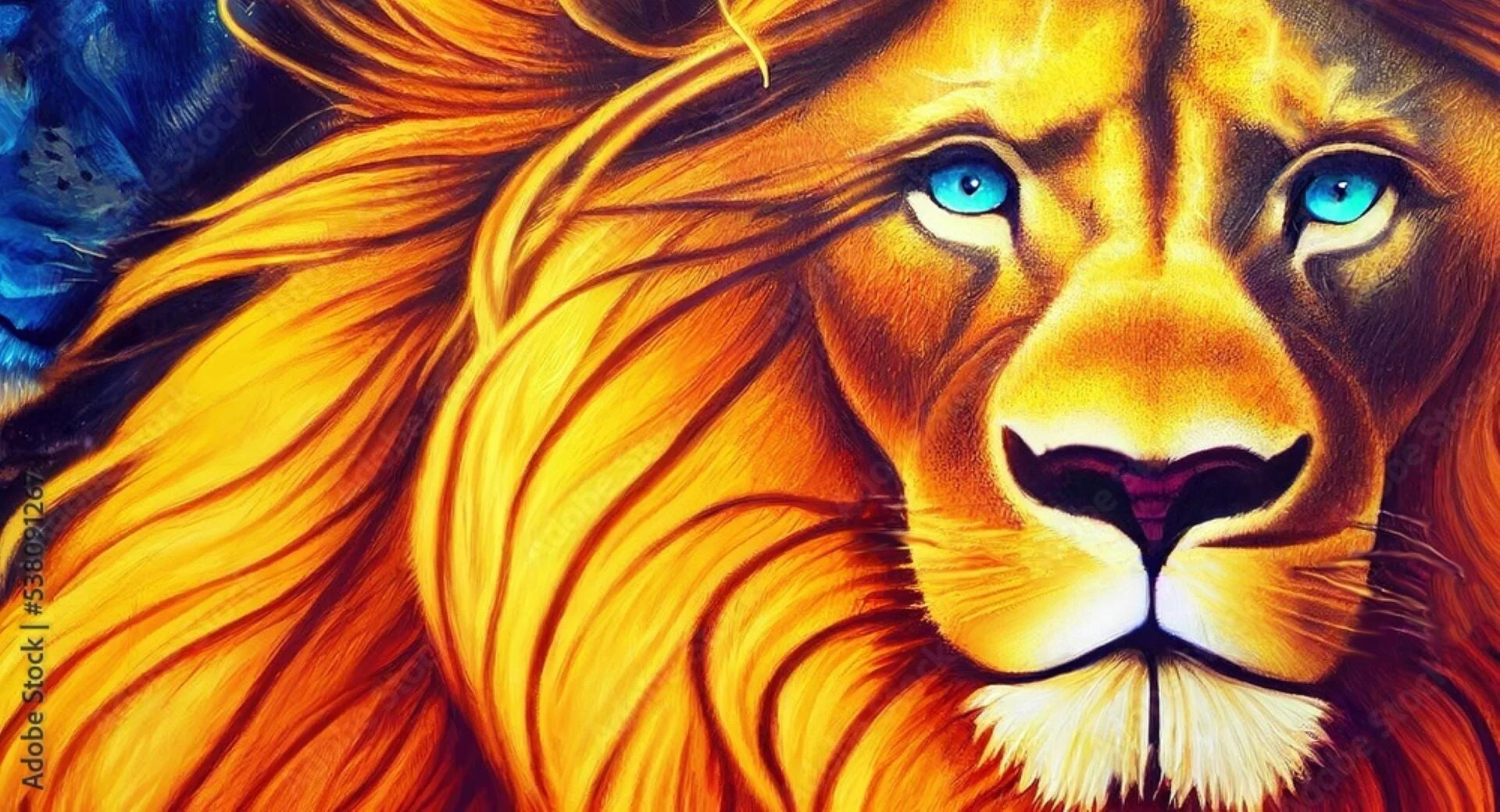 Papier Peint Ado Classique Chambre Lion Tendance – Image 2