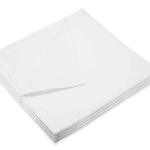 Abena - Drap de lit à usage unique en polypropylène 160X260 cm - Blanc - Carton de 5 sachets de 10 pièces
