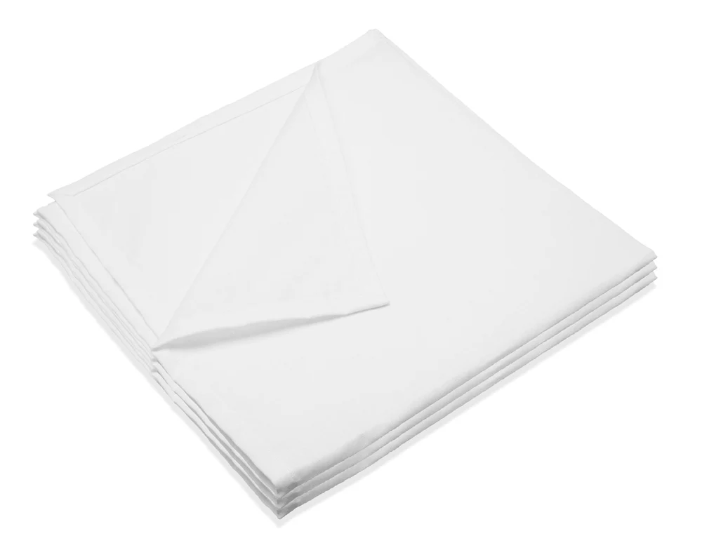 Abena - Drap de lit à usage unique en polypropylène 160X260 cm - Blanc - Carton de 5 sachets de 10 pièces