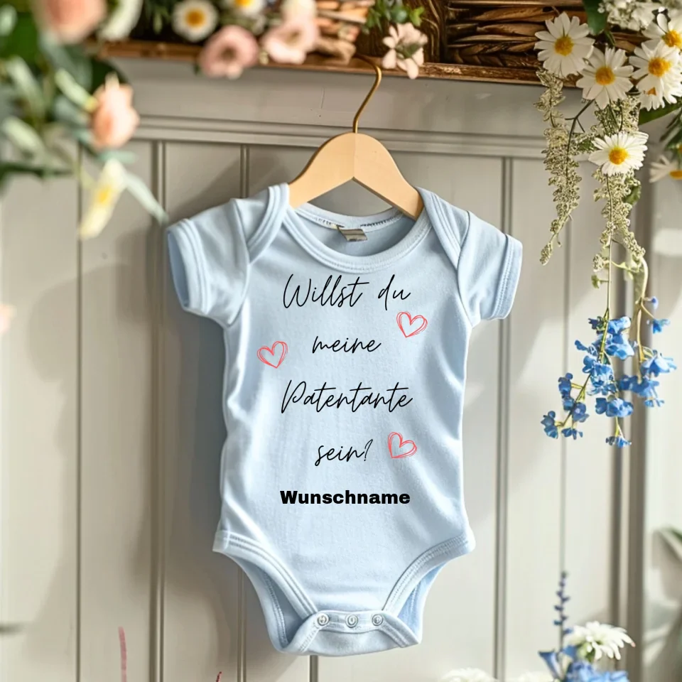 Veux-tu être ma marraine ? - Grenouillère/combinaison personnalisée pour bébé, cadeau de Noël, 100 % coton biologique – Image 5