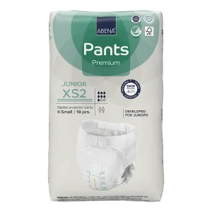 Abena - Couche culotte absorbante Pants Junior Extra Small - Jour - Niveau 2 - Sachet de 18 pièces