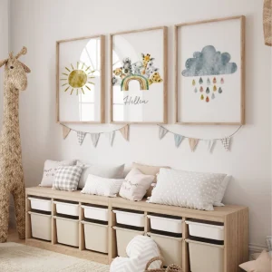 Décoration Murale Bébé Thème des Animaux