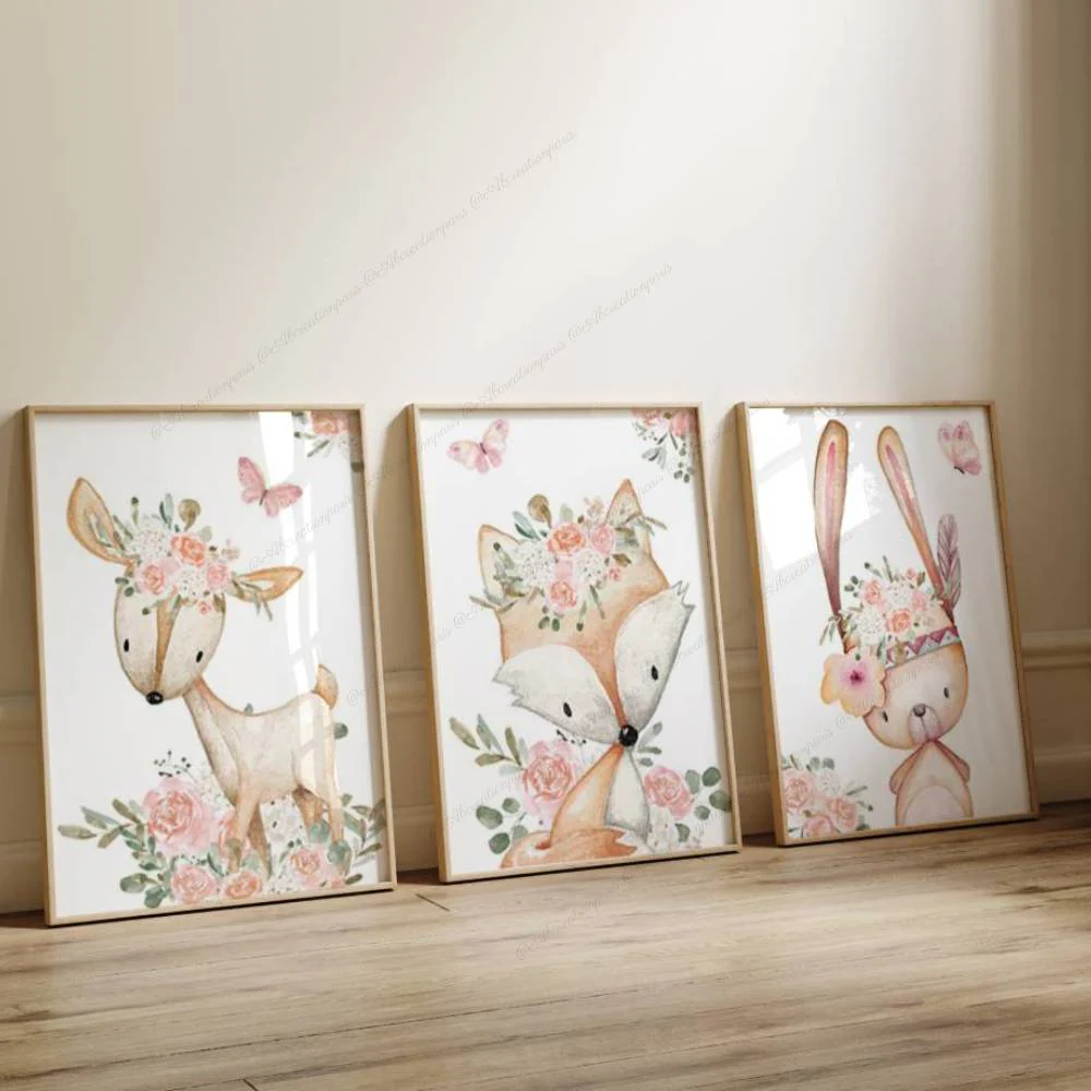 Animaux de la Foret Chambre bébé Personnalisée – Image 2