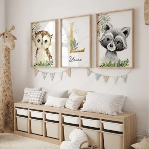 Décoration Chambre Enfant Animaux de la Foret