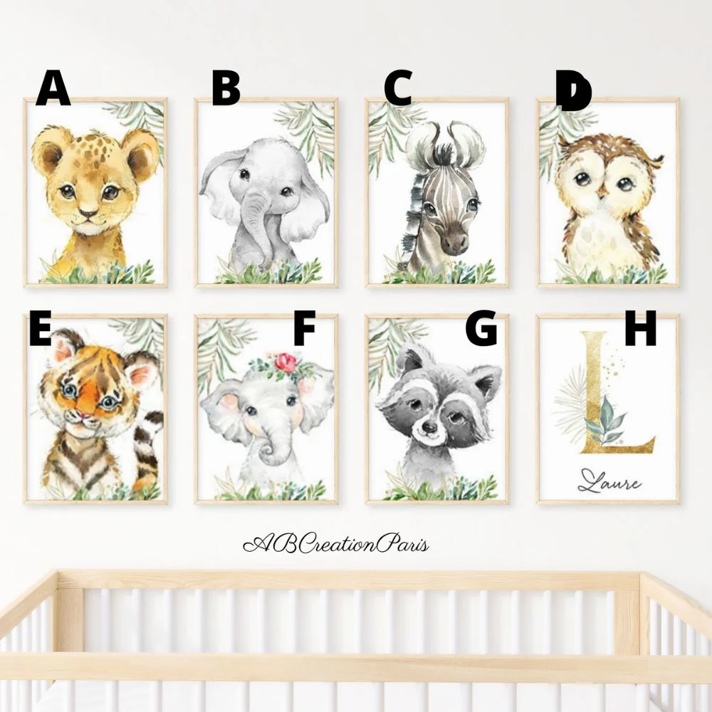 Décoration Chambre Enfant Animaux de la Foret – Image 2