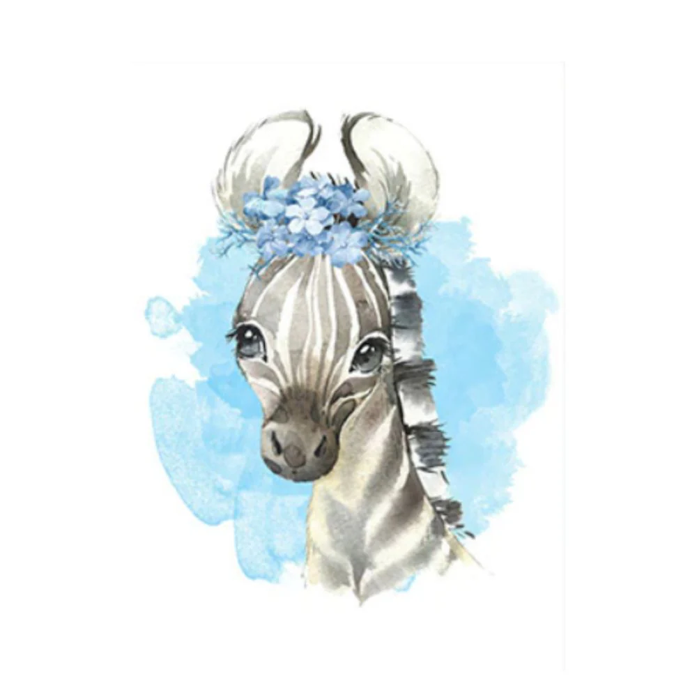 Décoration Chambre Bébé - Thème Safari Bleu – Image 5