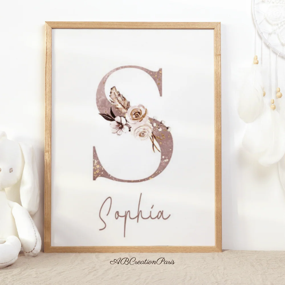 Décoration Chambre Bebe Savane - Or Rose – Image 4