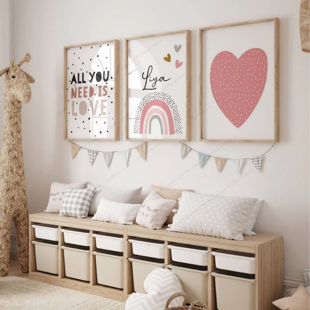 Décoration Arc-en-ciel Chambre Bébé Fille