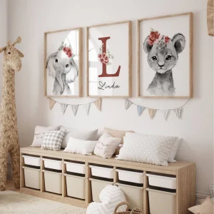 Décoration Savane Chambre Bébé Rouge