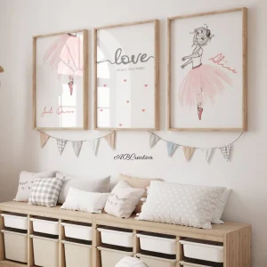 Affiche Danseuse Classique pour chambre fille