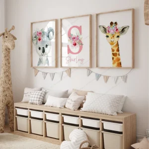 Décoration Animaux Jungle Chambre Bebe Fille