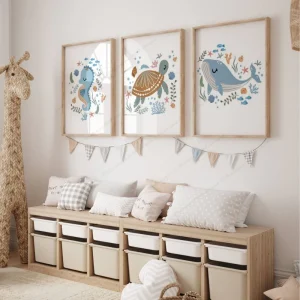 Affiches Chambre Bébé Ocean