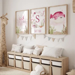 Chambre Bébé Fille thème Marin / Océan