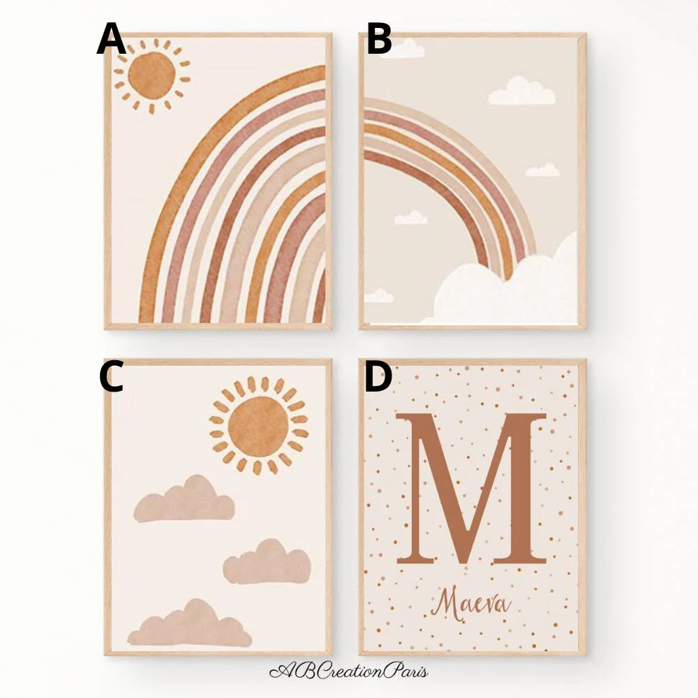 Déco Terracotta Arc en Ciel et Prénom – Image 7