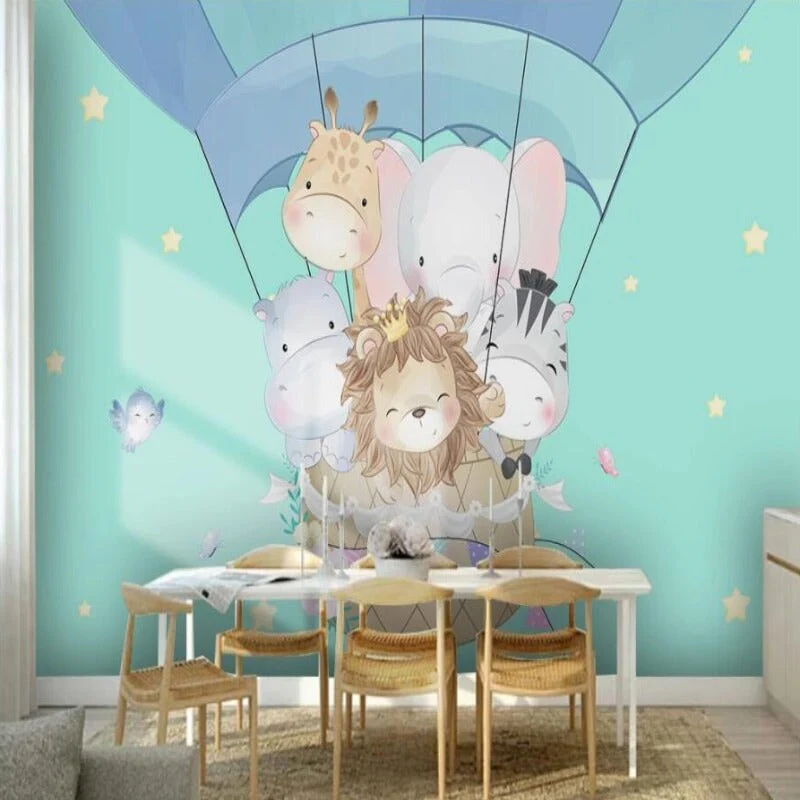 Papier Peint Animaux Bébé sur Ballon – Image 4