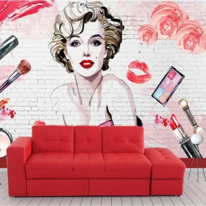 Papier Peint Ado Classique  Marilyn Make Up