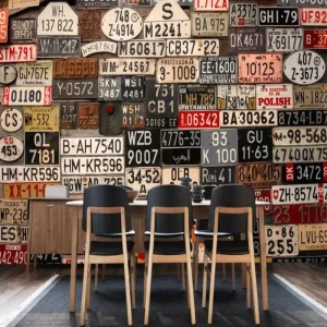 Papier Peint Ado Classique  Vintage Plaque