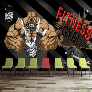 Papier Peint Ado Classique Bulldog Gym