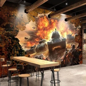 Papier Peint Ado Classique  Guerre Explosion