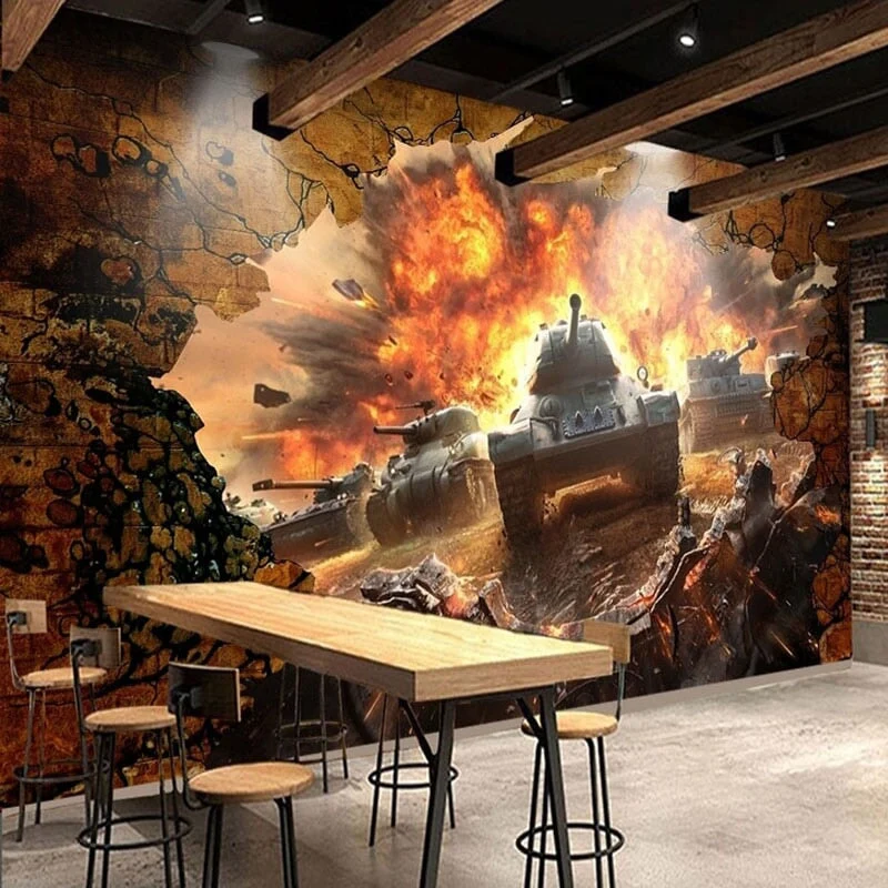 Papier Peint Ado Classique Guerre Explosion