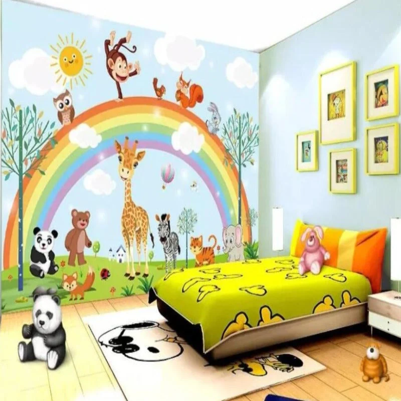 Papier Peint Animaux Arc-en-ciel et Couleur – Image 3