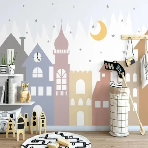 Papier Peint Bébé Classique  A la Belle Etoile