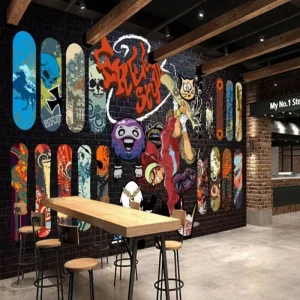 Papier Peint Ado Classique  Skateboard