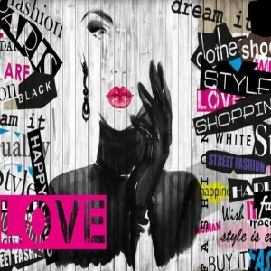 Papier Peint Ado Classique  Love Fashion