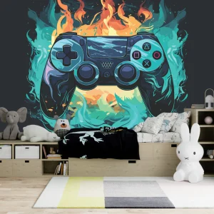 Papier Peint Gamer   Panoramique Jeux Vidéo Explosion