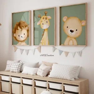 Tableau Animaux Chambre Enfant