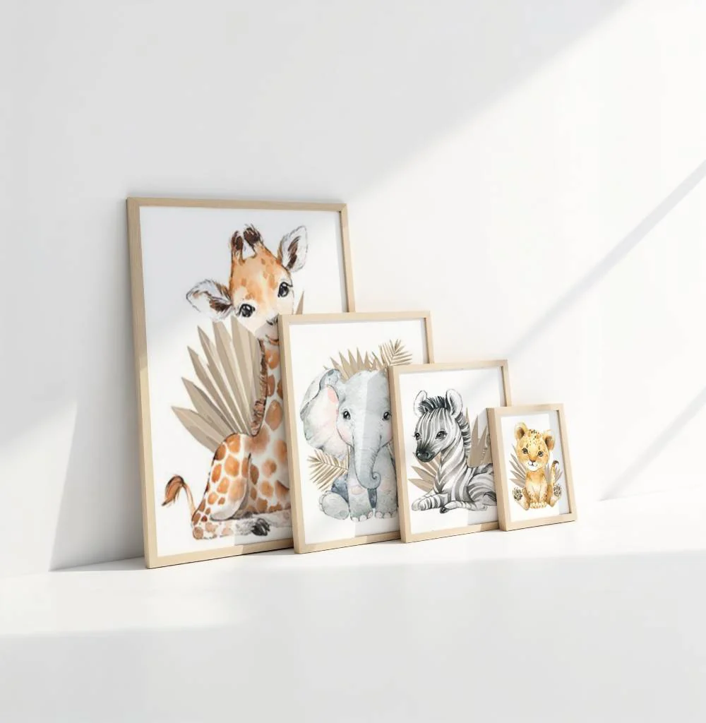 Affiche Animaux de la Jungle - Décoration Chambre Enfant – Image 6