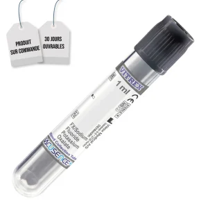 Vitrex - Tubes de glucose avec flouride de sodium + Oxalate de potassium
