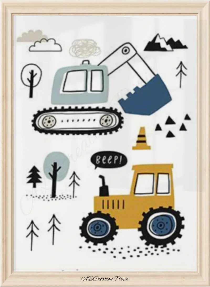 Deco Chambre Garçon tracteur – Image 3