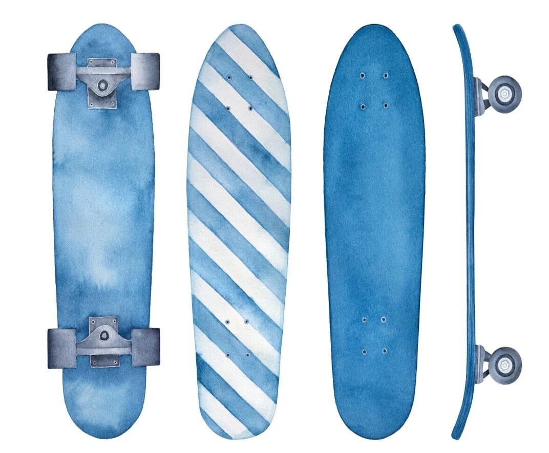 Papier Peint Ado Classique Panoramique Skate – Image 3