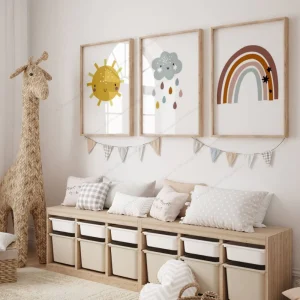 Décoration Arc en ciel Chambre Bébé