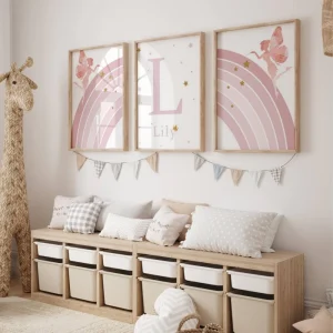 Tableau Arc-en-ciel Chambre Enfant