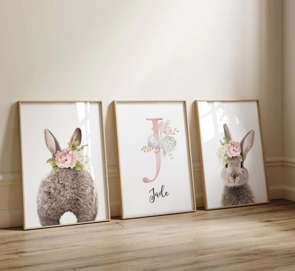 Décoration Chambre Bébé Fille - Thème Lapin – Image 2