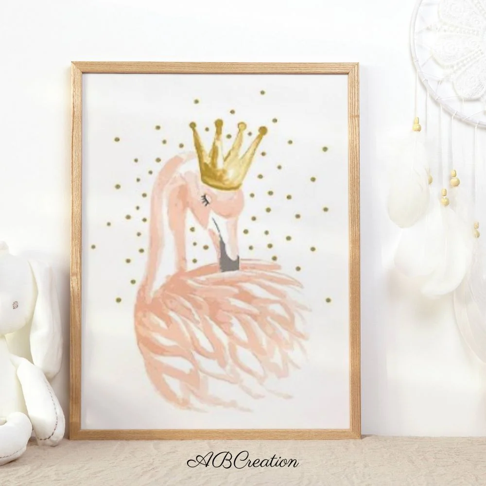 Décoration Cygne Chambre bébé Fille – Image 3