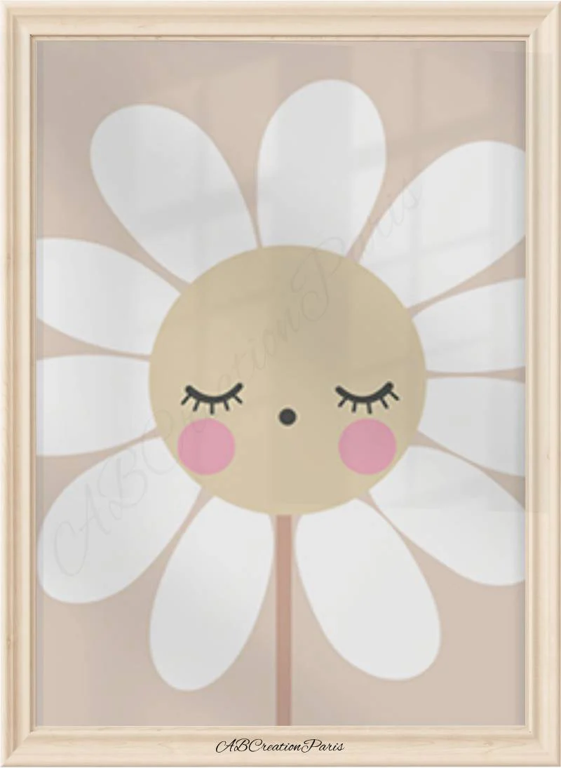 Deco Terracotta Fleur Chambre Bebe – Image 4