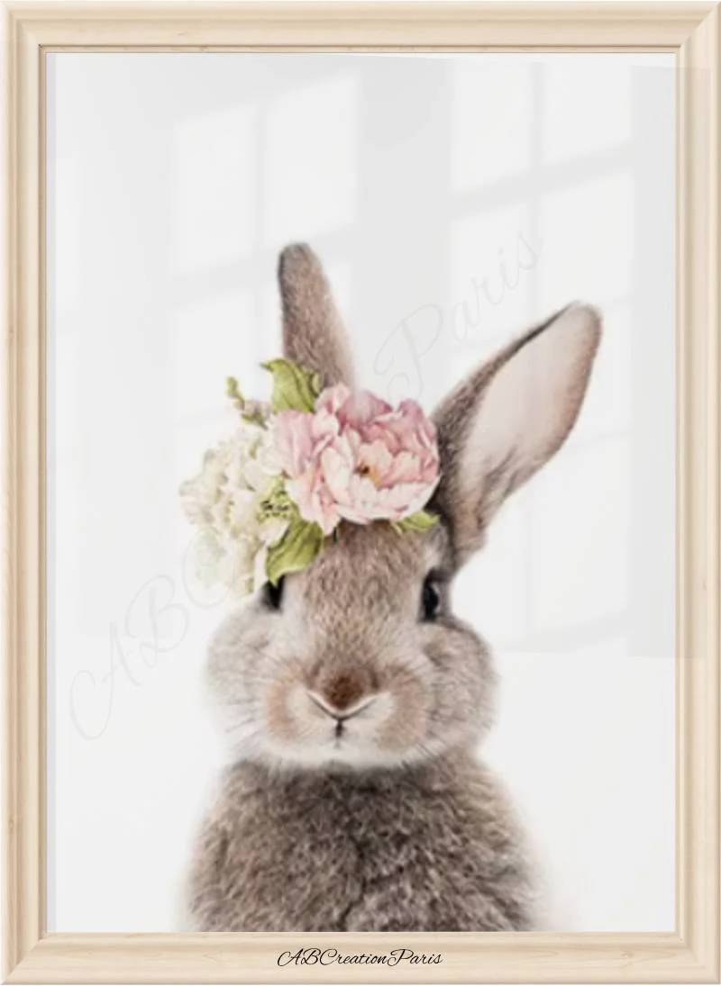 Décoration Chambre Bébé Fille - Thème Lapin – Image 4