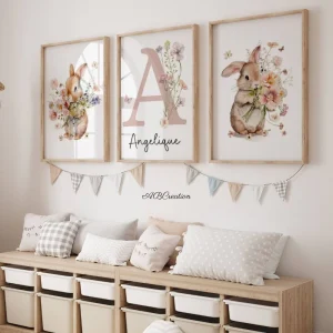 Déco Lapin Thème Chambre Enfant