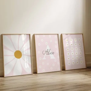 Affiche Marguerite Chambre Fille