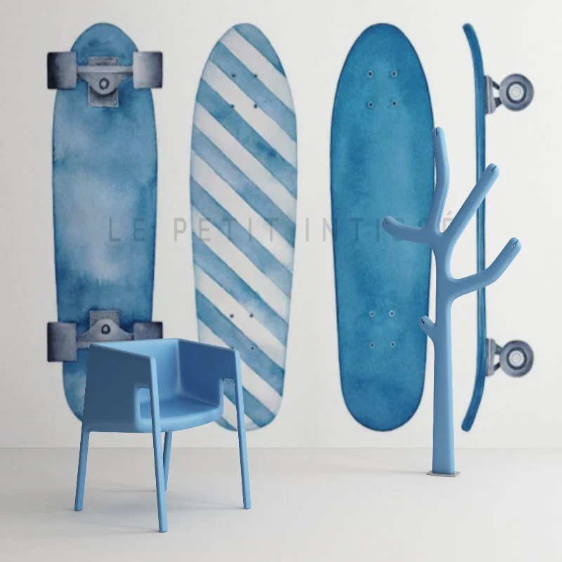 Papier Peint Ado Classique Panoramique Skate – Image 2