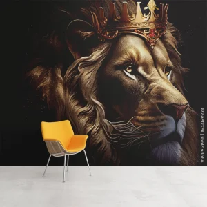 Papier Peint Ado Classique  Lion Solaire