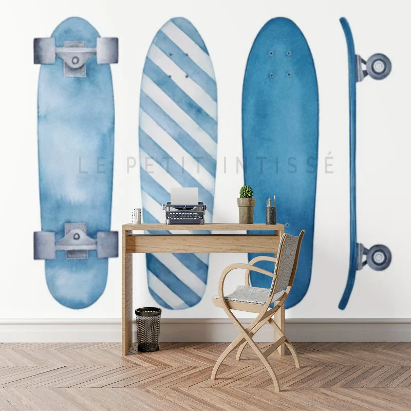 Papier Peint Ado Classique Panoramique Skate