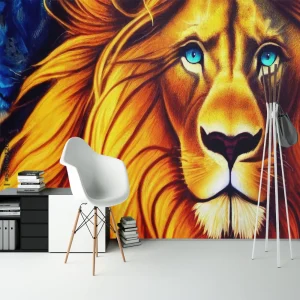 Papier Peint Ado Classique Chambre Lion Tendance