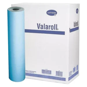 HARTMANN - ValaRoll - Drap d'examen Bleu plastifié 50 x 114 cm - 60 FTS - Lot de 6 Rouleaux