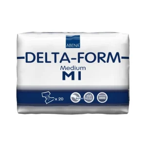 Abena - Couche adulte Delta-Form Niveau 1 - Medium - Sachet de 20 pièces