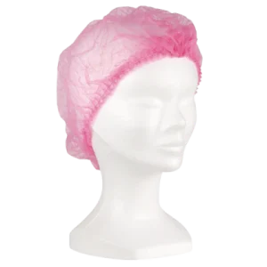 Abena - Charlotte à clip en polypropylène non tissée rose - 100 pièces