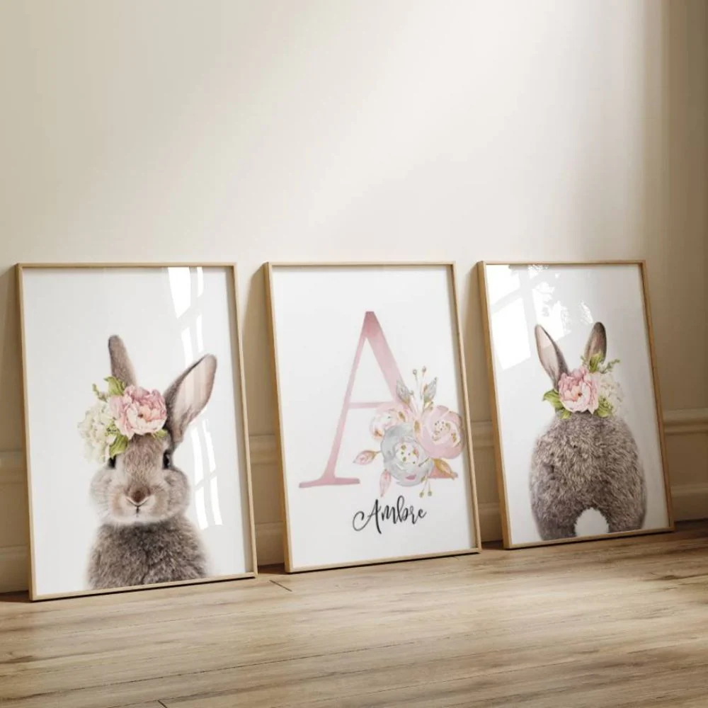 Décoration Chambre Bébé Fille - Thème Lapin